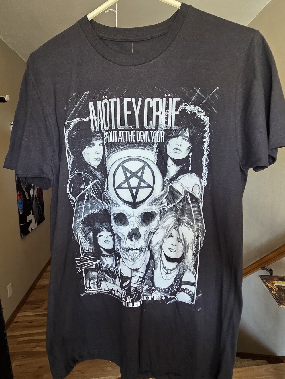 Black Graphic Tour T-Shirt - Shout at the Devil